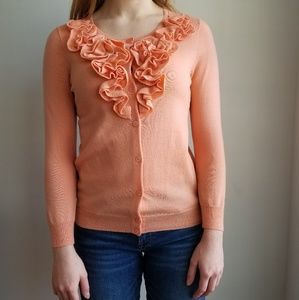 J Crew 3D Floral Cardigan